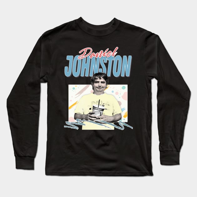 Daniel Johnston Long Sleeve T-Shirt by stvieseicon